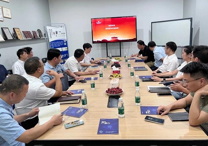 金華市副市長章旭升一行調(diào)研金華金辰軟件有限公司